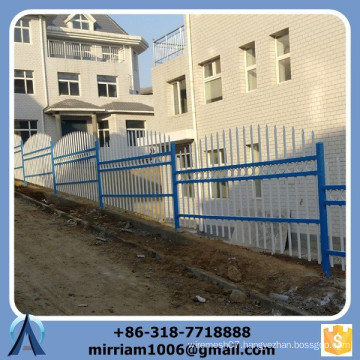 Factory direct customized high quality black stair step slope fence (Made in China)